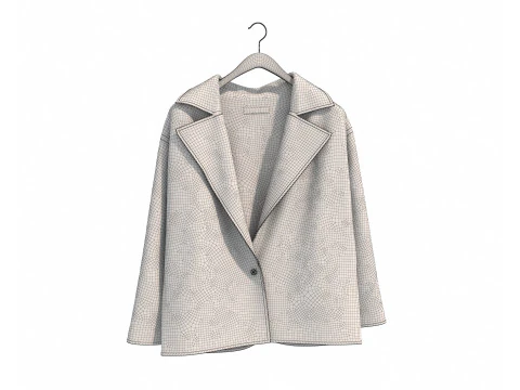 Coat on Hanger Collection 2 3D Model