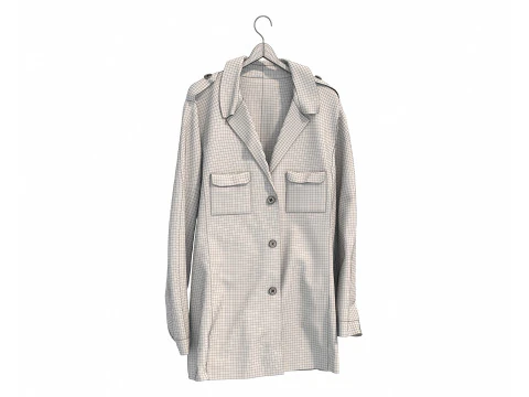 Coat on Hanger Collection 2 3D Model