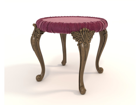 Classic European style Dressing Table 22 Modello 3D