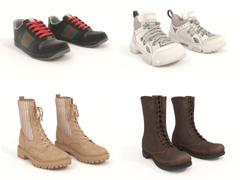 Shoes Collection 24 3Dモデル