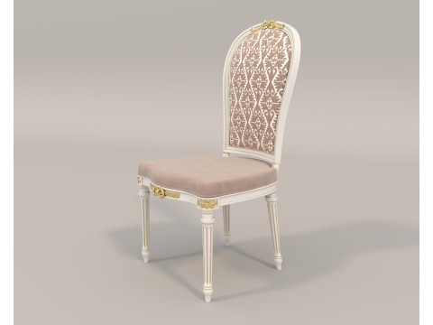 Classic European style Table and Chairs 10 3D-Modell