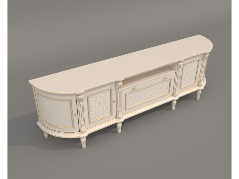 European Classic style Cabinet Collection 2 3D Model