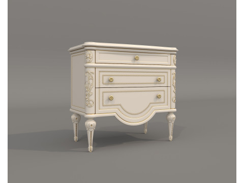 European Classic style Cabinet Collection 2 3D Model