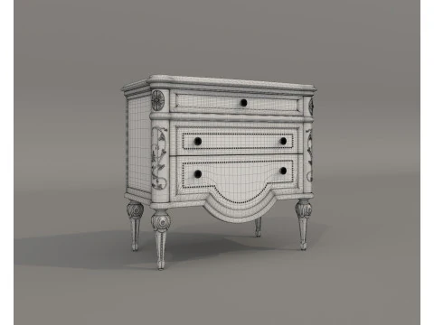 European Classic style Cabinet Collection 2 3D Model