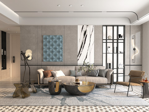 Living Room Scene 11 3D 모델