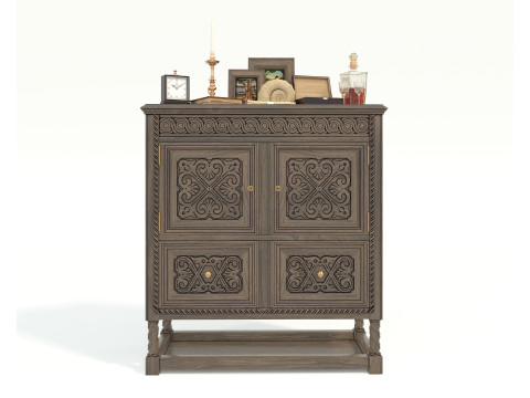 Cabinet and Decoration 3 Modello 3D