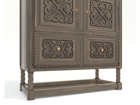 Cabinet and Decoration 3 Modello 3D