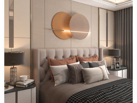 Modern Bedroom Scene 36 3D Model