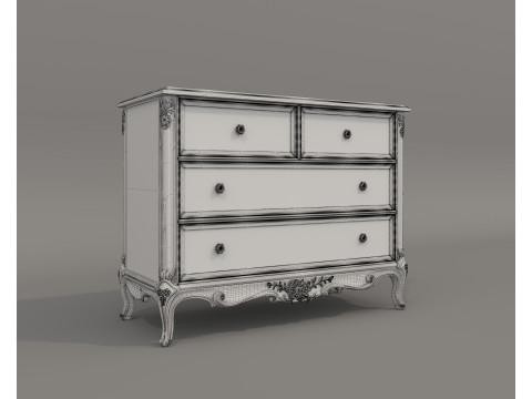 European Classic style Cabinet Collection 3 Modelo 3D