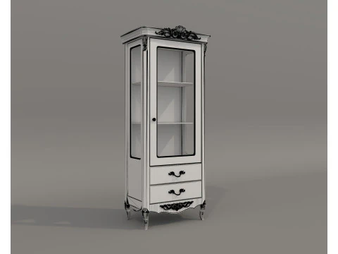ヨーロピアンクラシックスタイルキャビネットコレクション3 3Dモデル
