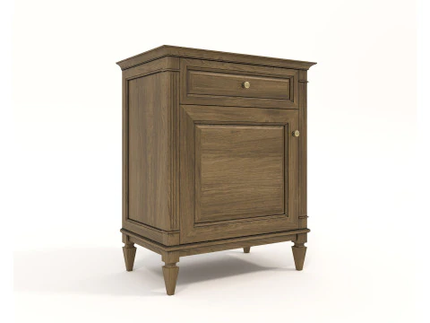 Cole&ccedil;&atilde;o de gabinetes de estilo cl&aacute;ssico europeu 4 Modelo 3D