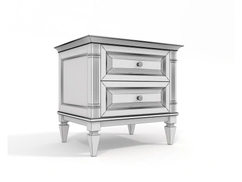 Cole&ccedil;&atilde;o de gabinetes de estilo cl&aacute;ssico europeu 4 Modelo 3D