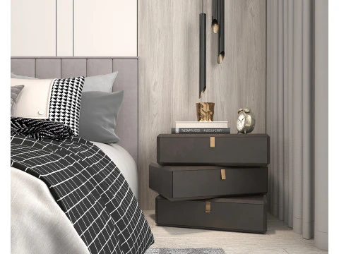 Modern Bedroom Scene 38 3D Model