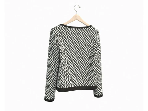 Clothing on Hanger 11 3D Model