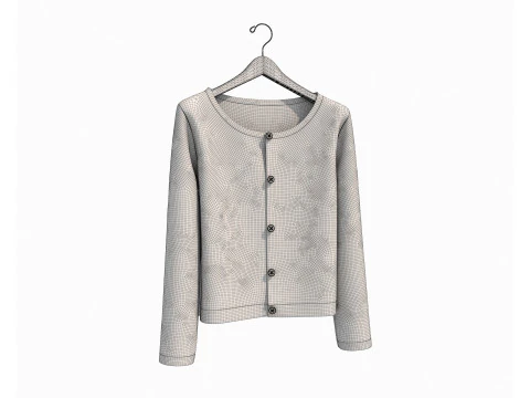 Clothing on Hanger 11 3D Model