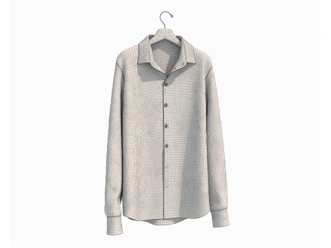 Clothing on Hanger 11 3D Model