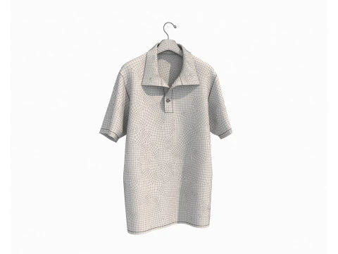 Clothing on Hanger 11 3D Model