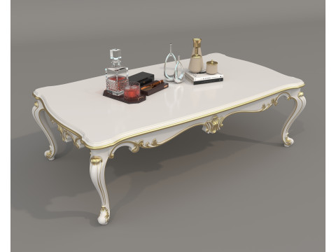 Classic European style Sofa and Armchair set 5 3D Модель