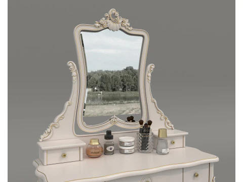 Classic European style Dressing Table 24 3D Model