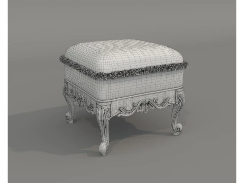 Classic European style Dressing Table 24 3D Model
