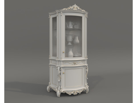 European Classic style Cabinet Collection 5 3D-Modell