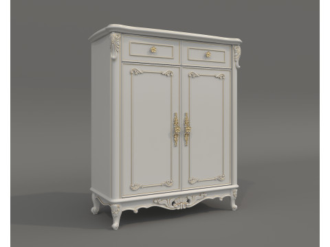 European Classic style Cabinet Collection 5 3D-Modell
