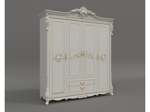 European Classic style Cabinet Collection 5 3D-Modell