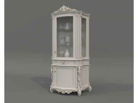 European Classic style Cabinet Collection 5 3D-Modell