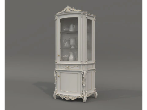European Classic style Cabinet Collection 5 3D Model