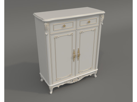 European Classic style Cabinet Collection 5 3D-Modell