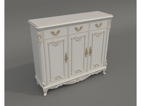 European Classic style Cabinet Collection 5 3D-Modell