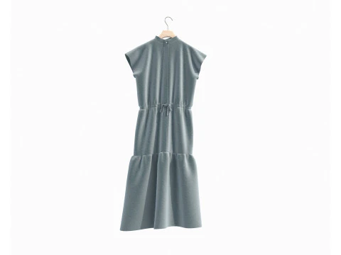 Dress on Hanger Collection 10 3D Model