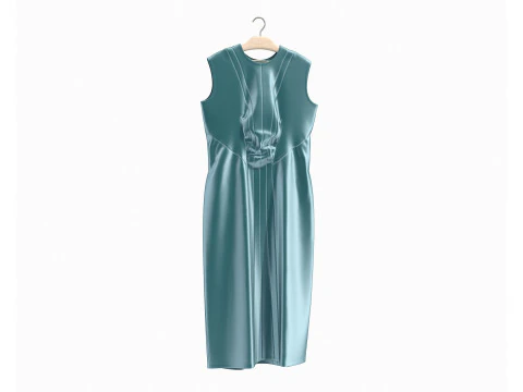 Dress on Hanger Collection 10 3D Model