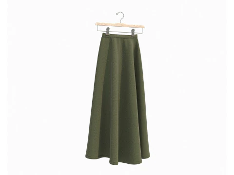 Dress on Hanger Collection 10 3D Model
