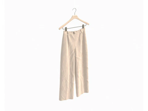 Dress on Hanger Collection 10 3D Model