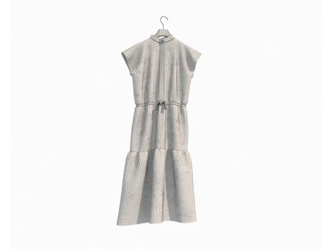 Dress on Hanger Collection 10 3D Model