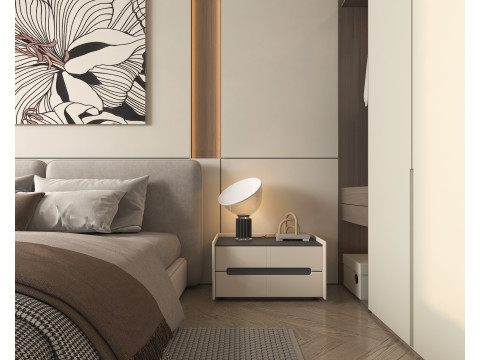 Modern Bedroom Scene 40 3Dモデル