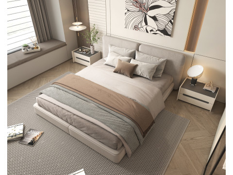 Modern Bedroom Scene 40 3Dモデル