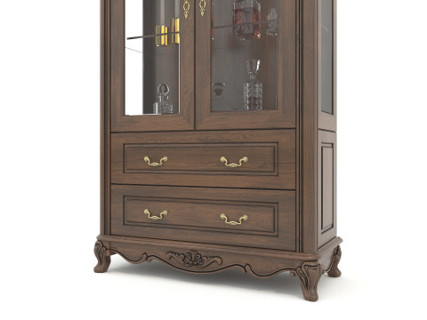 Classic Display Cabinet and Decoration 10 3D Model