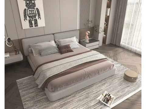 Cena Moderna Do Quarto 43 Modelo 3D