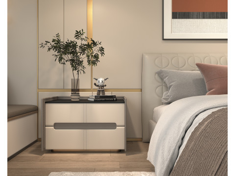 Modern Bedroom Scene 45 3D Модель