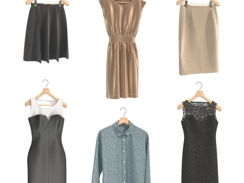 Women Clothing Collection 22 Modelo 3D