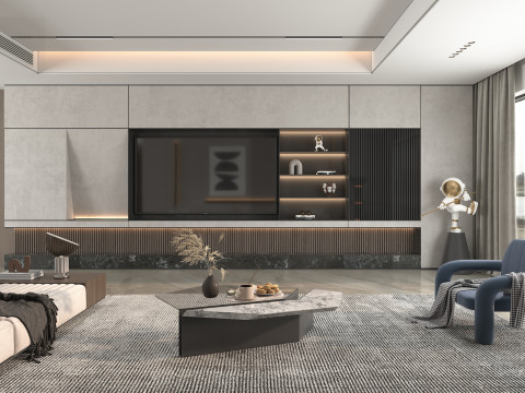 Living Room Scene 12 Modèle 3D