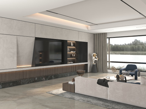 Living Room Scene 12 Modèle 3D