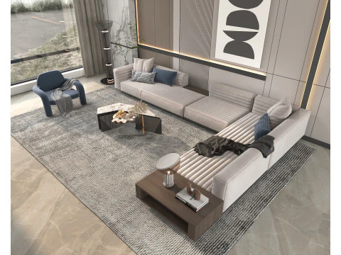 Living Room Scene 12 3D Model