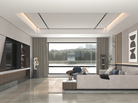 Living Room Scene 12 Modèle 3D
