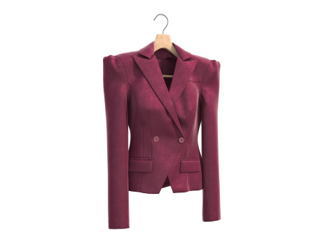 Coat on Hanger Collection 3 Model 3D