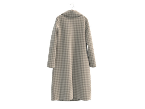 Coat on Hanger Collection 3 Model 3D