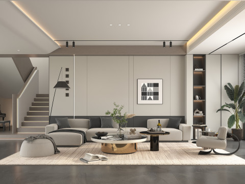 Living Room Scene 13 3D 모델