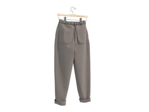 Clothing on Hanger 12 3D Model